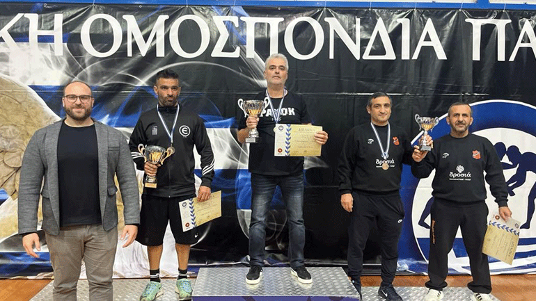 Πάλη: Πρωταθλητής Ελλάδας στην Ελληνορωμαϊκή ο ΠΑΟΚ