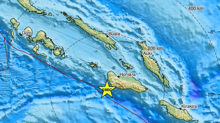 Ισχυρή σεισμική δόνηση 7,3 Ρίχτερ στα Νησιά Σολομώντα