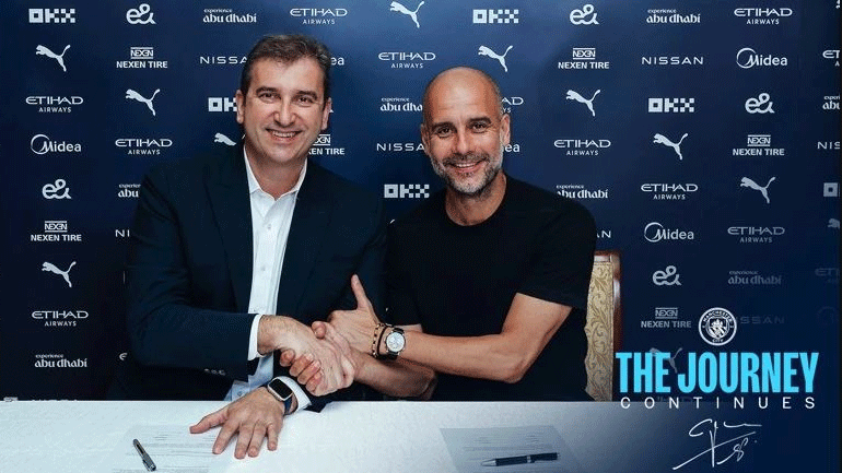 Μάντσεστερ Σίτι: Υπέγραψε νέο συμβόλαιο ο Γκουαρντιόλα