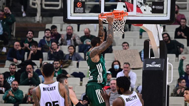 Χαμογέλασε στην παράταση ο Παναθηναϊκός, 88-85 τη Βίρτους Μπολόνια