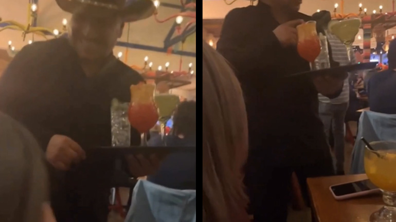 Η φάρσα του αδέξιου σερβιτόρου