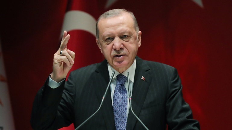 Ο Ερντογάν επαναλαμβάνει πως θέλει μια «ζώνη ασφαλείας από τη Δύση ως την Ανατολή» που θα περιλαμβάνει το Κομπάνι