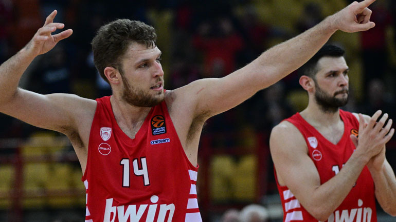 Euroleague: MVP της 10ης αγωνιστικής ο Βεζένκοφ