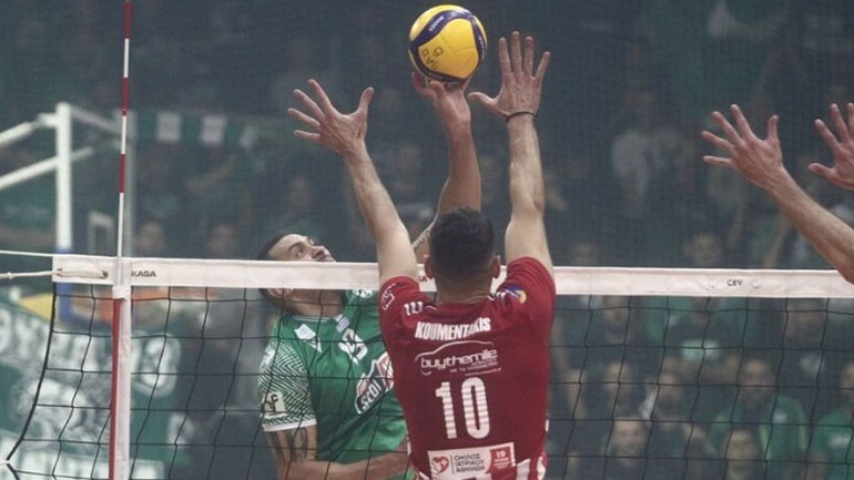 Βόλεϊ: «Πράσινη» ανατροπή και τέλος στο αήττητο του Ολυμπιακού