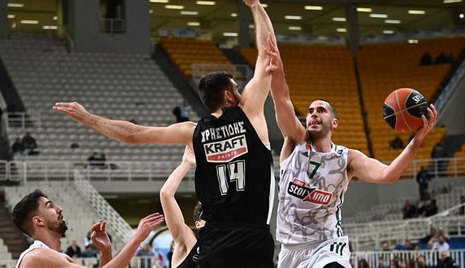 Σαν σε… προπόνηση ο Παναθηναϊκός, 87-63 τον ΠΑΟΚ