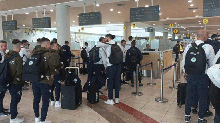 Έφτασε στην Πάφο η αποστολή του Παναθηναϊκού