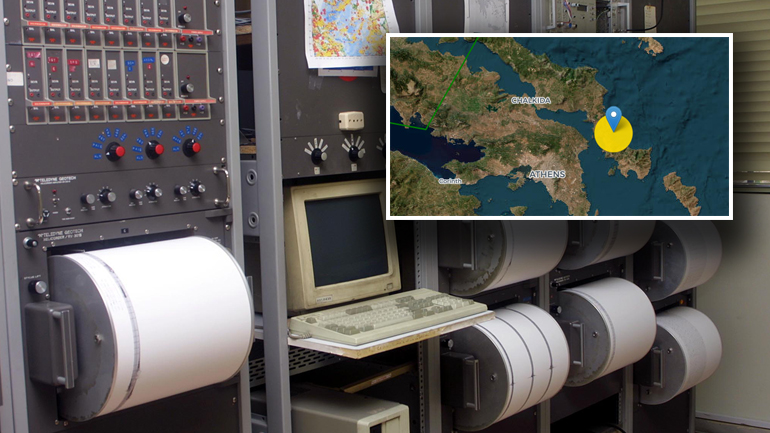 Ισχυρός σεισμός 5 Ρίχτερ στη νότια Εύβοια Ισχυρός σεισμός 5 Ρίχτερ στη νότια Εύβοια