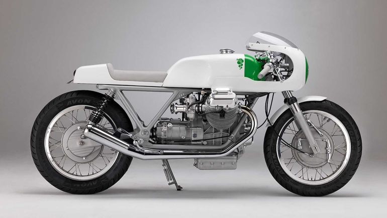 Μια Moto Guzzi στα χρώματα της Alfa Romeo από την Kaffeemaschine