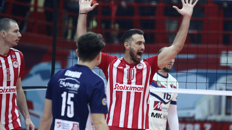 Βόλεϊ: Πρώτο βήμα για τους «8» του Challenge Cup ο Ολυμπιακός