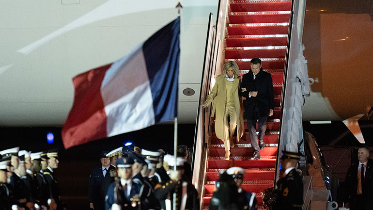 Επίσκεψη Μακρόν στις ΗΠΑ: Ουκρανία και οικονομία στην ατζέντα των συζητήσεων με τον Μπάιντεν