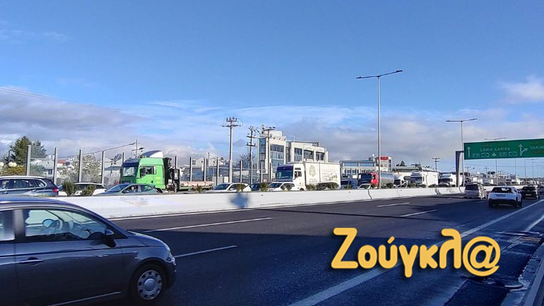 Κηφισός: Κίνηση στην κάθοδο λόγω τροχαίου ατυχήματος