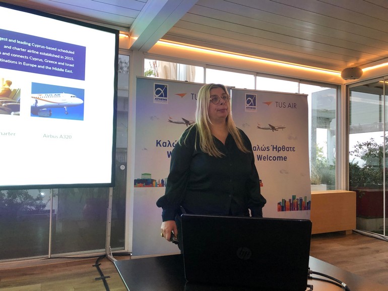 Η Marketing Director της TUS Airways, Κική Χάιδα