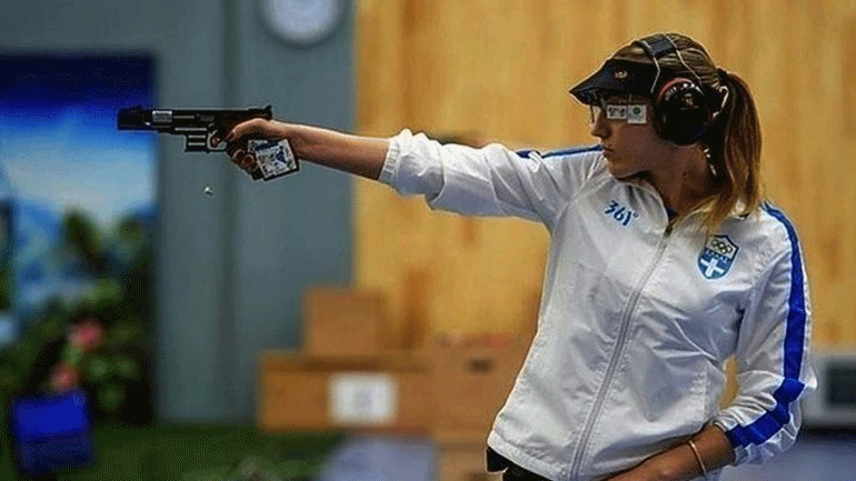 Σκοποβολή: Τρίτη στο αεροβόλο η Κορακάκη στο Προεδρικό Κύπελλο