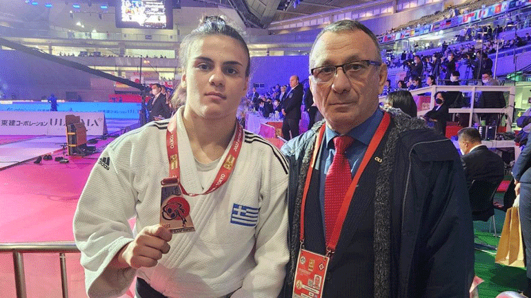 Τζούντο: Χάλκινο μετάλλιο η Τελτσίδου στο Γκραν Σλαμ του Τόκιο