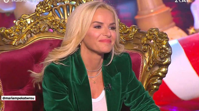 Η συγκίνηση της Μαρίας Μπεκατώρου στα λόγια του Νίκου Μουτσινά