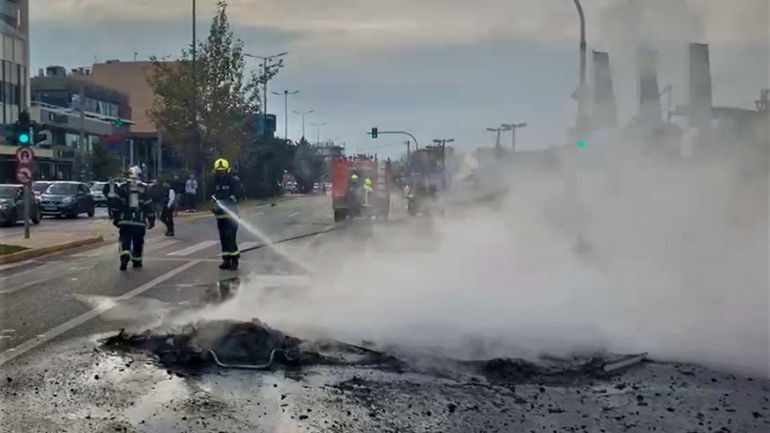 Μεσογείων: Αποκαταστάθηκε η κυκλοφορία των οχημάτων στο ρεύμα καθόδου