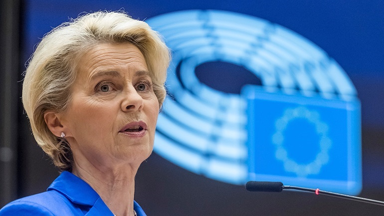 Ούρσουλα φον ντερ Λάιεν: Ανακοίνωσε ένατο πακέτο κυρώσεων σε βάρος της Ρωσίας