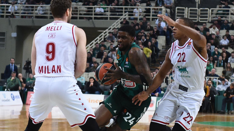 Παλικαρίσια νίκη για τον Παναθηναϊκό, 90-77 την Αρμάνι Μιλάνο στην παράταση!