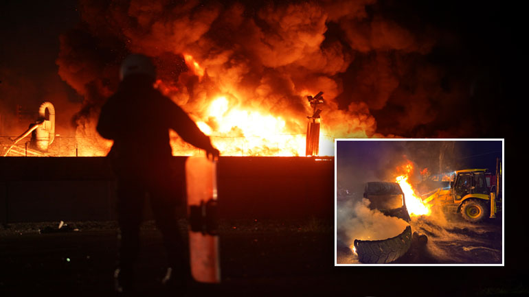 Νύχτα έντασης και επεισοδίων στη Δυτική Αττική