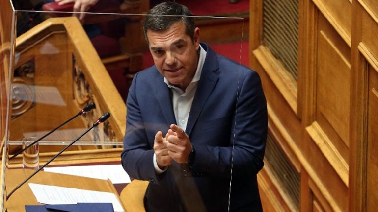 Ο Αλ. Τσίπρας καταλόγισε στον Κυρ. Μητσοτάκη, ενοχή, θράσος και δειλία στην υπόθεση των υποκλοπών