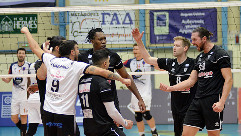 Volley League: Πέρασε νικηφόρα από τη Σύρο ο ΠΑΟΚ, 3-1 τον Φοίνικα με ανατροπή