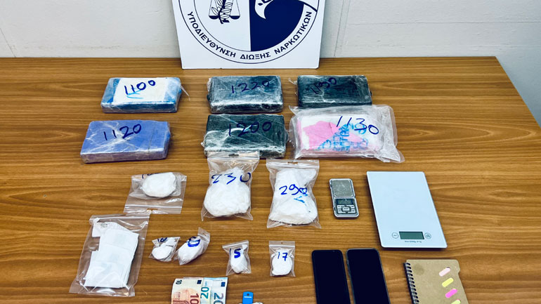 Γκύζη: Συνελήφθη 23χρονος με 7,6 κιλά κοκαϊνης