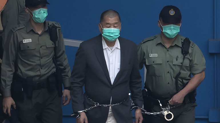 Χονγκ Κονγκ: Ο μεγιστάνας του Τύπου Τζίμι Λάι καταδικάστηκε σε εξαετή κάθειρξη για απάτη