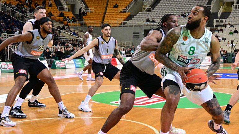 Επαγγελματική νίκη για τον Παναθηναϊκό πριν τη «διαβολοβδομάδα», 71-57 την ΑΕΚ