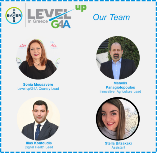 Η ομάδα του Level-up|G4A για την Ελλάδα.