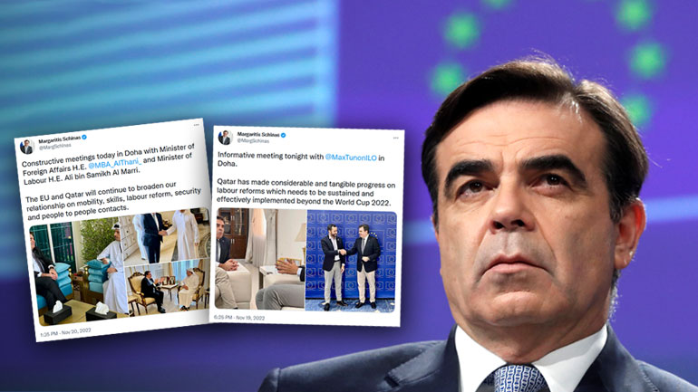 Στο κάδρο του «Qatargate» και ο Έλληνας επίτροπος