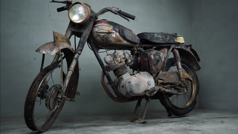 Αποκατάσταση μιας Triumph Tiger Cub του 1963