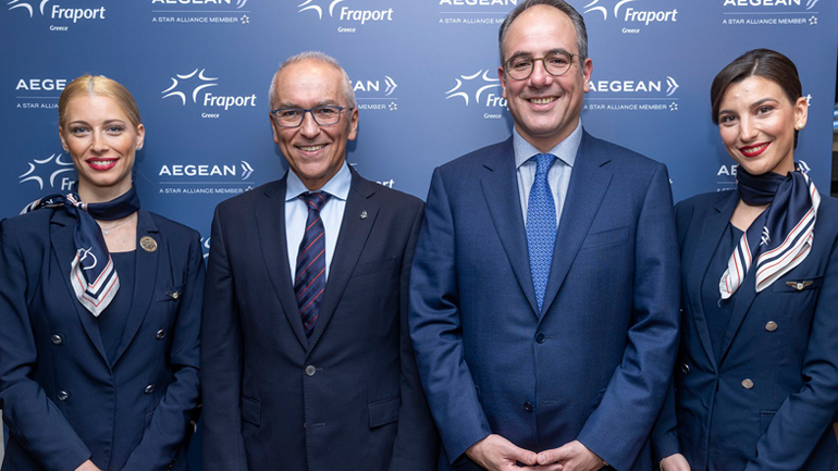 Η Θεσσαλονίκη σταθερά στον πυρήνα του αναπτυξιακού σχεδιασμού για την AEGEAN και την Fraport Greece