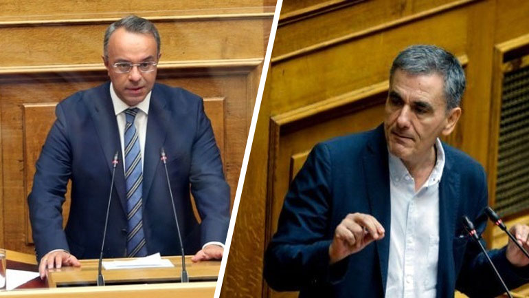 Βουλή: Αντιπαράθεση Σταϊκούρα – Τσακαλώτου για το διαθέσιμο εισόδημα