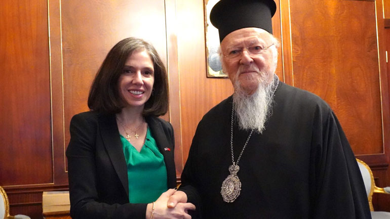 Κωνσταντινούπολη: Το Οικουμενικό Πατριαρχείο επισκέφθηκε η νέα γενική πρόξενος των ΗΠΑ