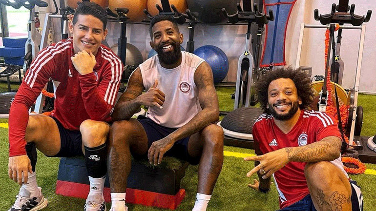 Ολυμπιακός: Ο Ροντινέι μαζί με Μαρσέλο και Χάμες Ροντρίγκες