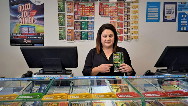 Παναγιώτα Λουκά, ιδιοκτήτρια του τυχερού καταστήματος ΟΠΑΠ
