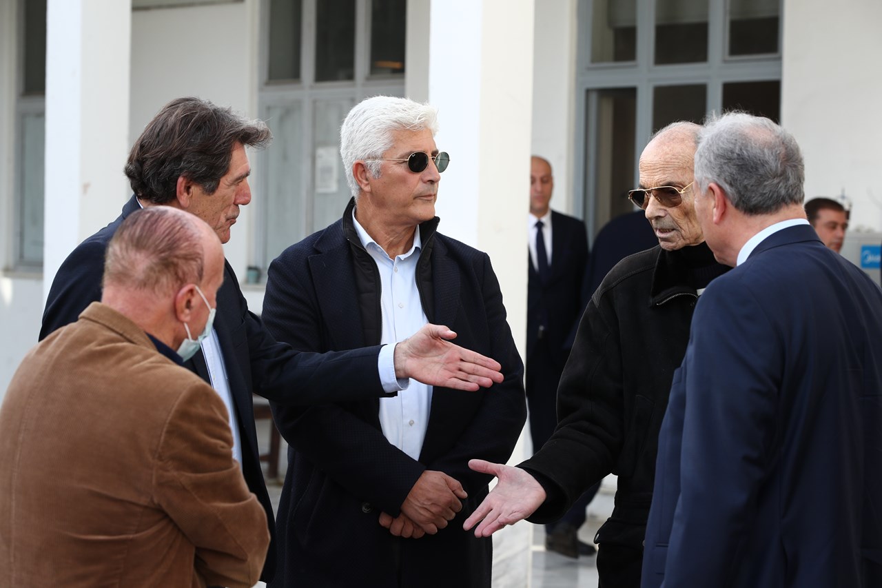 Μίμης Δομάζος, Νίκος Σαργκάνης, Στέλιος Μανωλάς και Αντώνης Αντωνιάδης