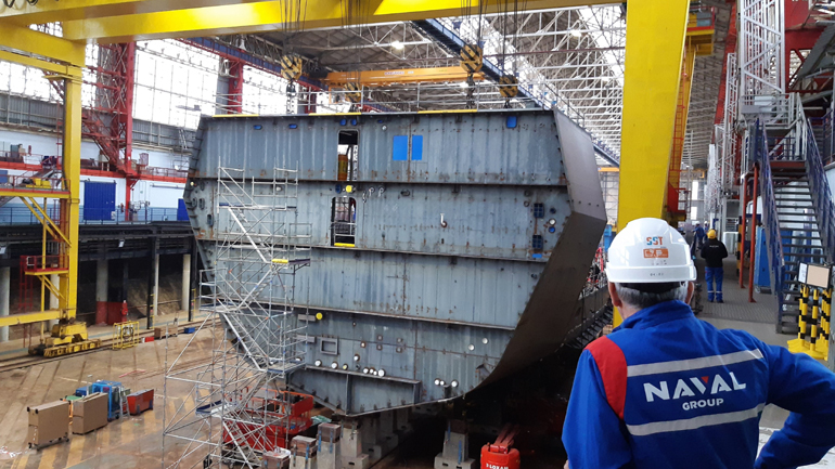 Φωτογραφίες από την κατασκευή της πρώτης ελληνικής φρεγάτας Belhara – Προχωρά η ναυπήγηση