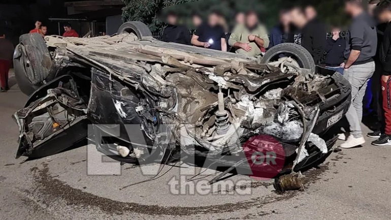 Τροχαίο ατύχημα Νέα Αρτάκη: Οδηγός αποκοιμήθηκε στο τιμόνι και τούμπαρε το αυτοκίνητο