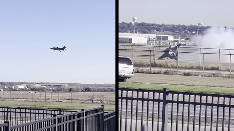 Πιλότος εκτινάσσεται από ένα F-35