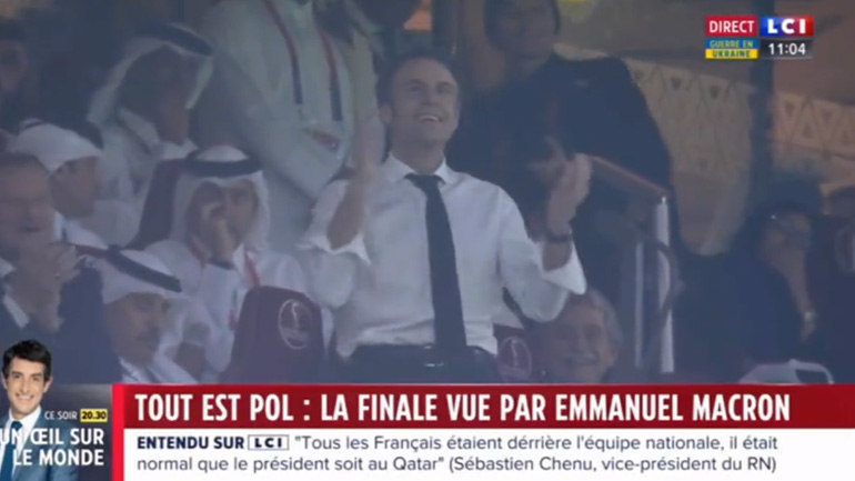 Μουντιάλ 2022: Ο ενθουσιώδης και εκφραστικός Εμμανουέλ Μακρόν 