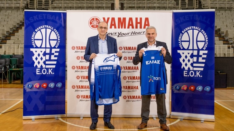 Η Yamaha Χορηγός της Εθνικής Ομάδας Μπάσκετ