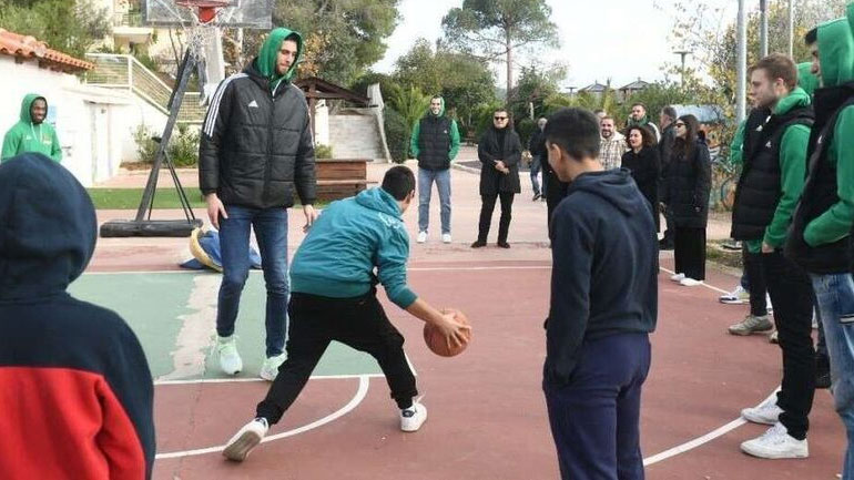 Μπάσκετ: Η ΚΑΕ Παναθηναϊκός δίπλα στα Παιδικά Χωριά SOS