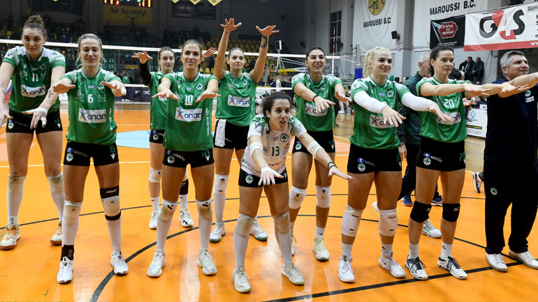 Challenge Cup Γυναικών: Πρόκριση για τον Παναθηναϊκό, νίκησε 3-1 σετ τη Ναντ