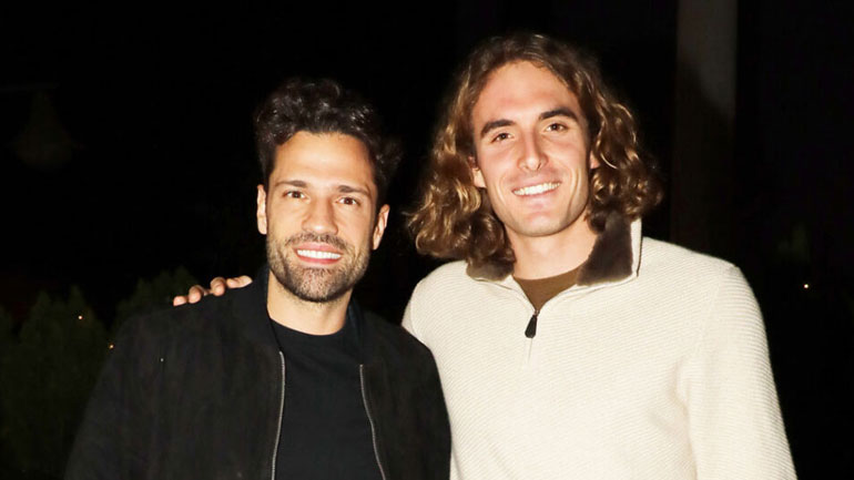 Στέφανος Τσιτσιπάς: Διασκέδασε στο μαγαζί που εμφανίζεται ο Ρουβάς και ο Αργυρός – Φωτογραφίες