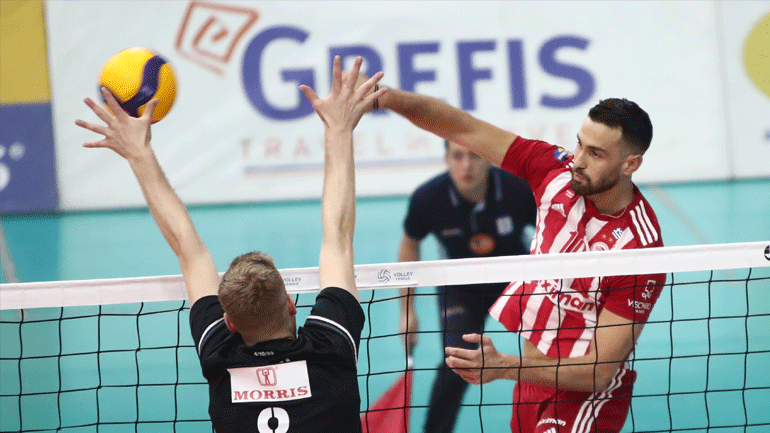 Βόλεϊ: Νικητής στο ντέρμπι κορυφής ο Ολυμπιακός, 3-1 σετ τον ΠΑΟΚ