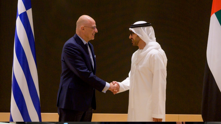 Ν. Δένδιας: Τα Ηνωμένα Αραβικά Εμιράτα παίζουν πολύ σημαντικό ρόλο στην περιοχή