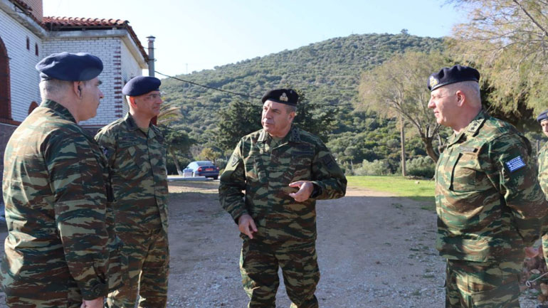 Επίσκεψη του Αρχηγού ΓΕΣ στην περιοχή ευθύνης της 98 ΑΔΤΕ