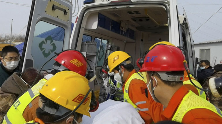 Κατάρρευση χρυσωρυχείου στην Κίνα –  Εγκλωβισμένοι 18 εργάτες
