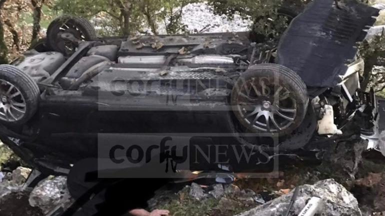 Kέρκυρα: Αυτοκίνητο έπεσε σε γκρεμό 20 μέτρων